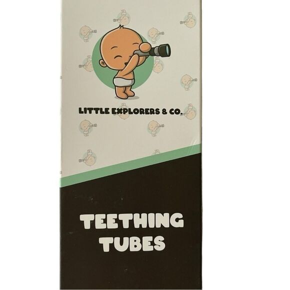 Sensory Teether Tube and Feeding Spoon - 4 Pack - Picture 10 of 16